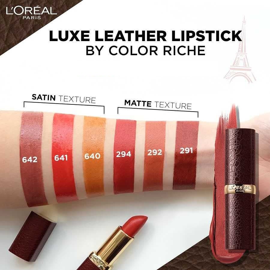 L'OREAL - Son lì mềm Luxe Leather By Color Riche