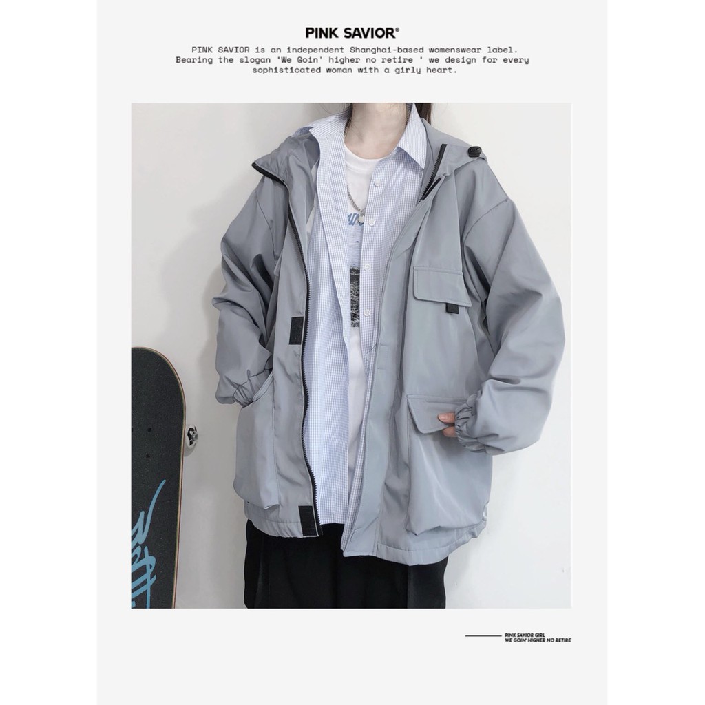 Áo Dù 4 túi nam nữ YAYSHOP chất dù 2 lớp form unisex kèm ảnh thật