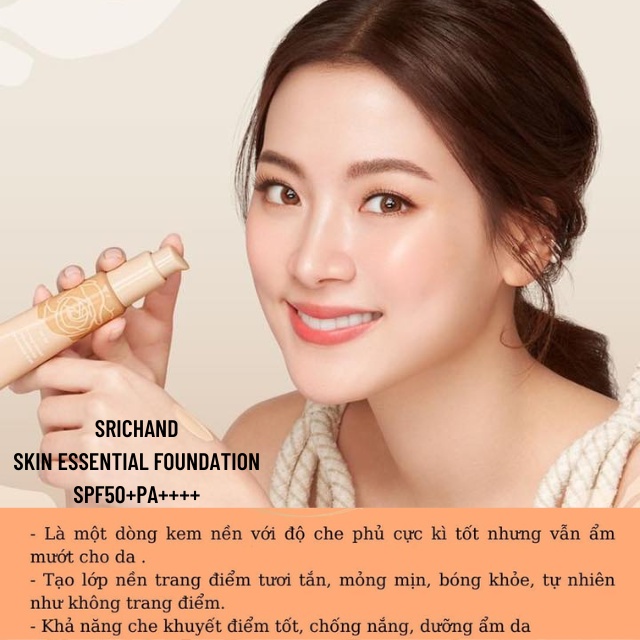 Kem nền Srichand Thái Lan 30ml mịn nhẹ tự nhiên, kiềm dầu, chống nắng