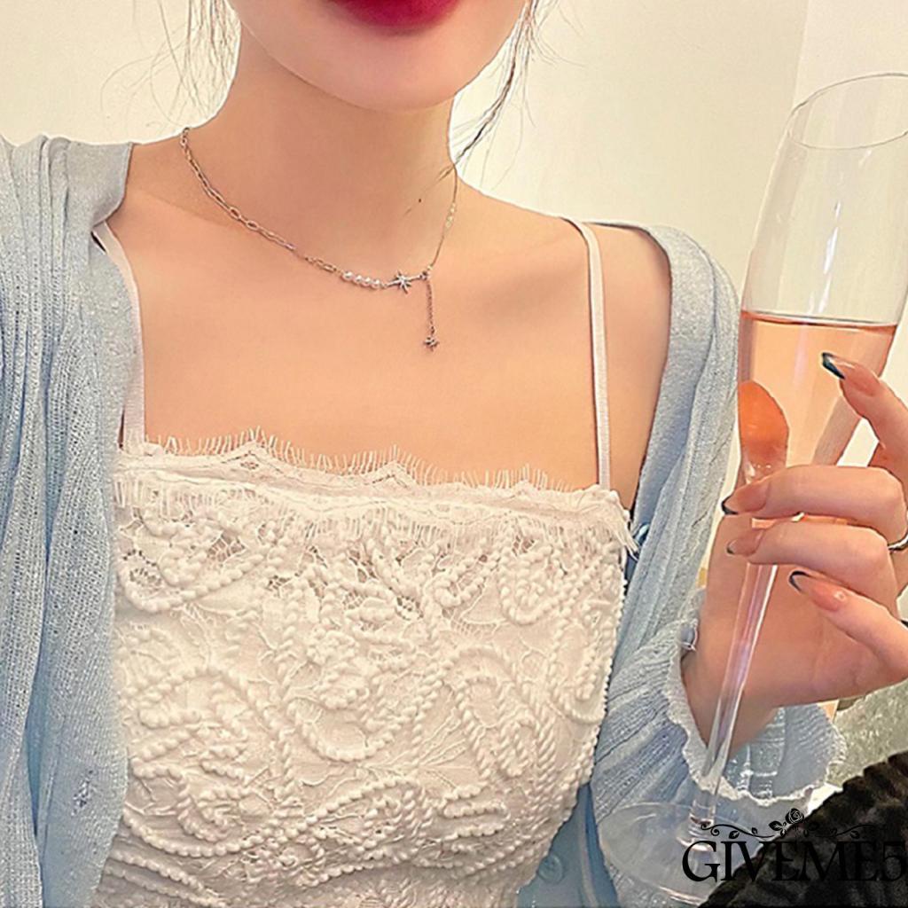 Dây chuyền đính ngọc trai nhân tạo nhiều phong cách thời trang cho nữ