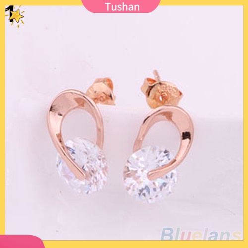 Đôi khuyên tai đính đá xinh xắn cho nữ