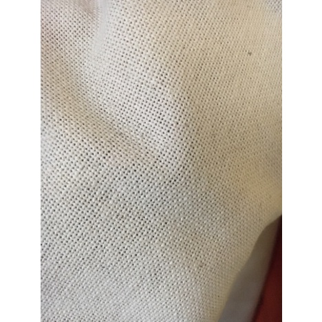 Vải bố canvas mộc sợi thô tự nhiên khổ 1,6m