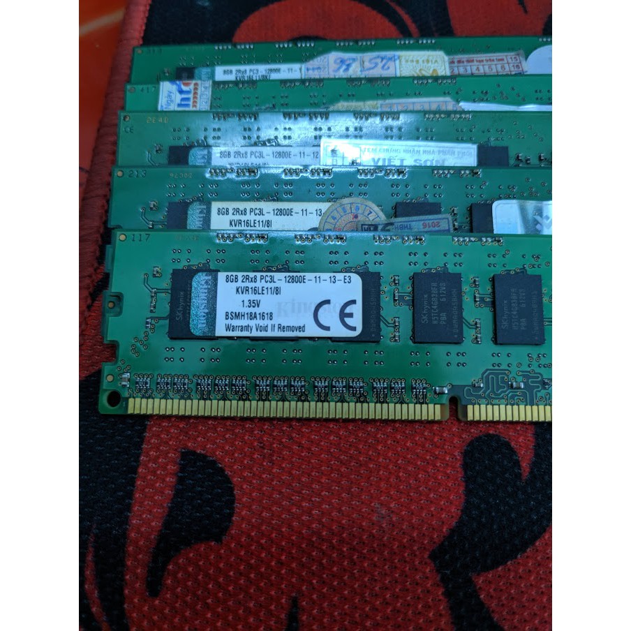 RAM PC DDR3 KINGSTON ECC 8GB BUS 1600 (SERVER) DIMM | BigBuy360 - bigbuy360.vn