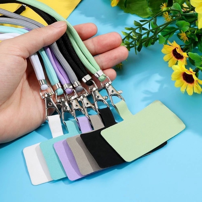 Dây Đeo Cổ Bằng Nylon Mềm Nhiều Màu Tùy Chỉnh Chống Thất Lạc Tiện Dụng Cho Điện Thoại