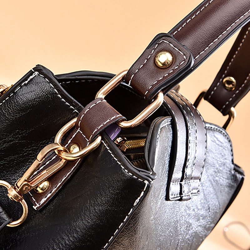 IELGY Túi Đeo Chéo Vai Bằng Da Mềm Thời Trang