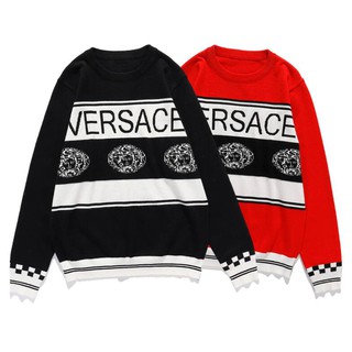 Áo Len Cổ Tròn Hiệu Versace Thời Trang Dành Cho Cả Nam Và Nữ