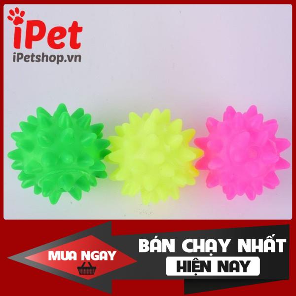 Bóng Cao Su Phát Ra Tiếng Kêu Có Gai Cho Chó Mèo - iPet Shop 0