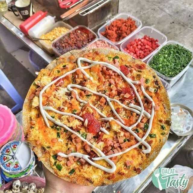 1 xấp  vỏ bánh tráng nướng trứng hành chuẩn Đà Lạt