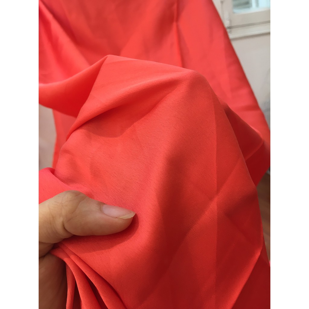 Vải Lụa chun dùng may váy đầm thời trang khổ 1,5m