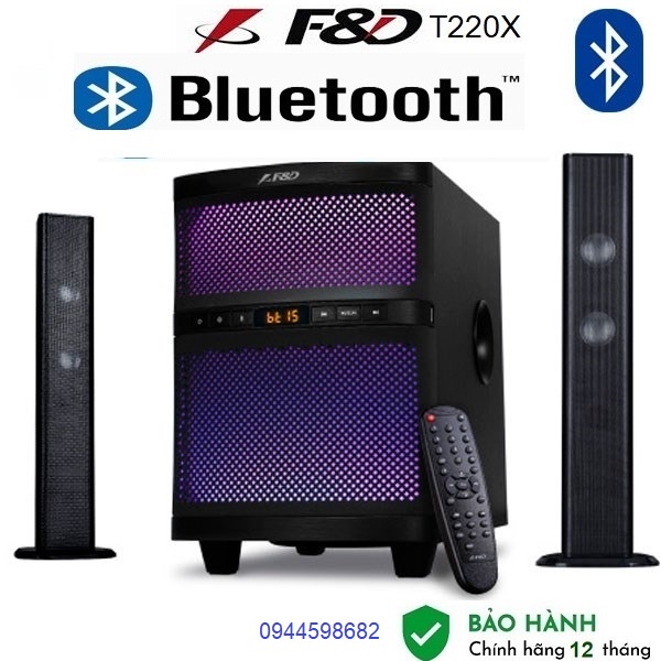 Loa Soundbar Fenda T-220X (thích hợp cổng Quang /USB/thẻ nhớ/Bluetooth/điều khiển) – Hàng Chính Hãng