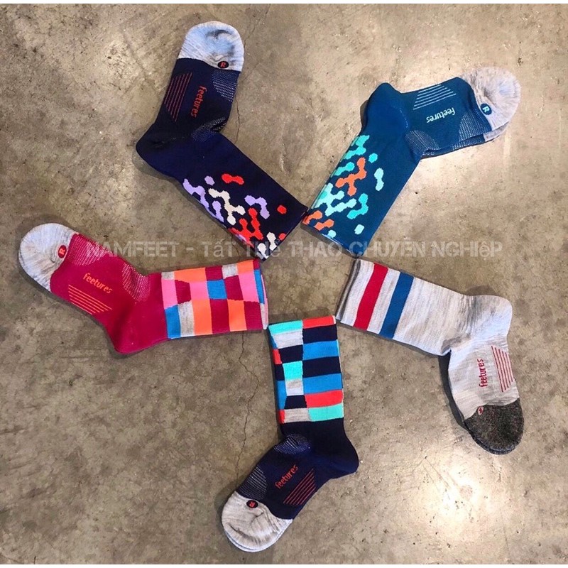 Grade A(mũi dệt)- Set 5 đôi Feetures elite