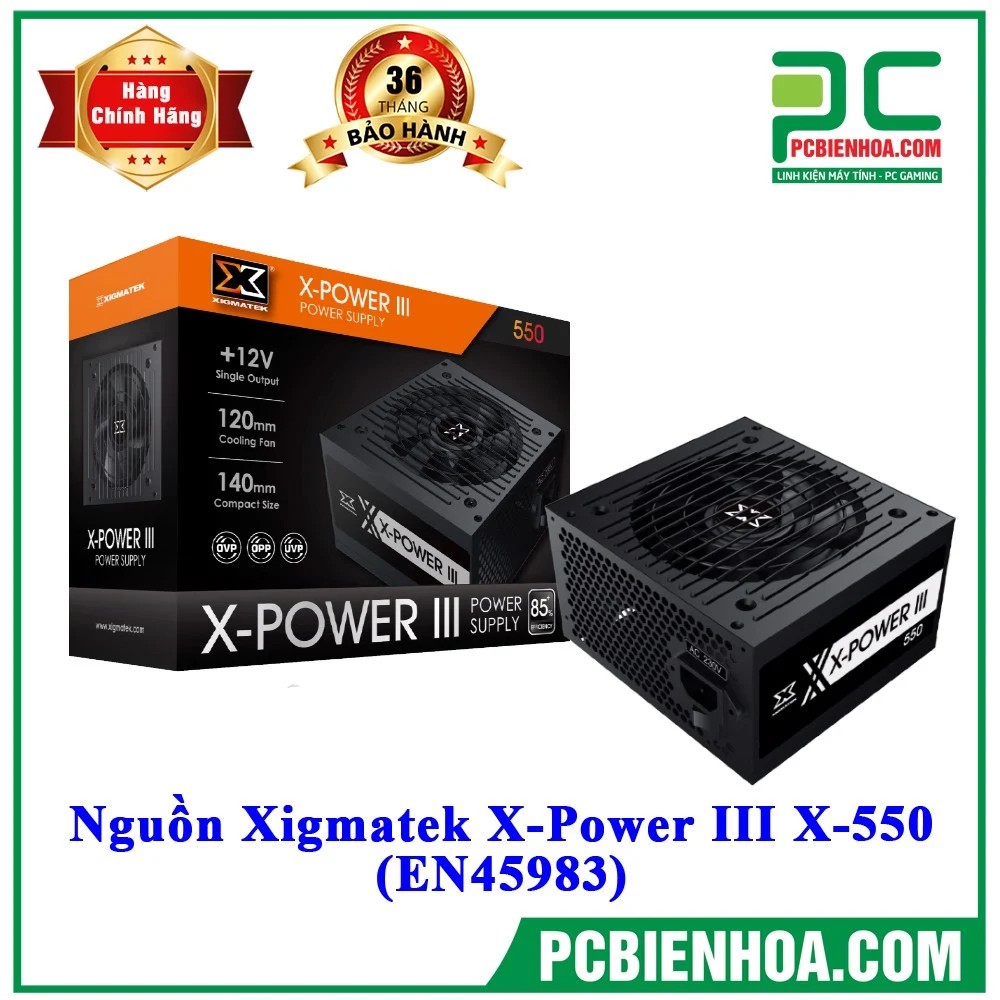 [Mã ELHAMS12 giảm 8% tối đa 300k] Nguồn máy tính XIGMATEK X-POWER II 550-80PLUS WHITE | BigBuy360 - bigbuy360.vn