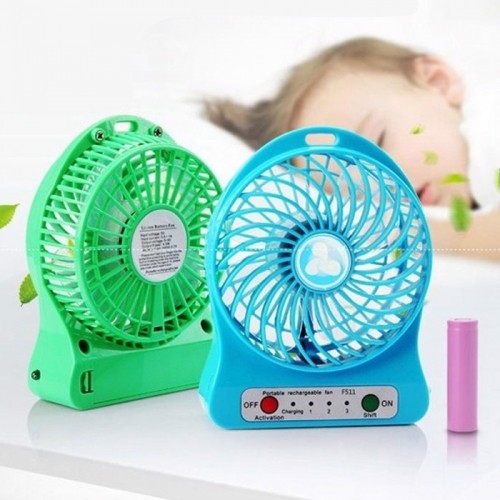 Quạt Sạc Mini Để Bàn Portable Mini Fan HS118A