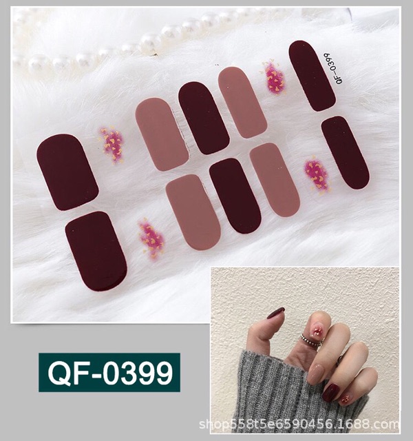 Set dán móng tay Nails dán nghệ thuật nhiều màu - có ngay bộ móng đẹp trong 5 phút (Nail wraps / Nail stickers)