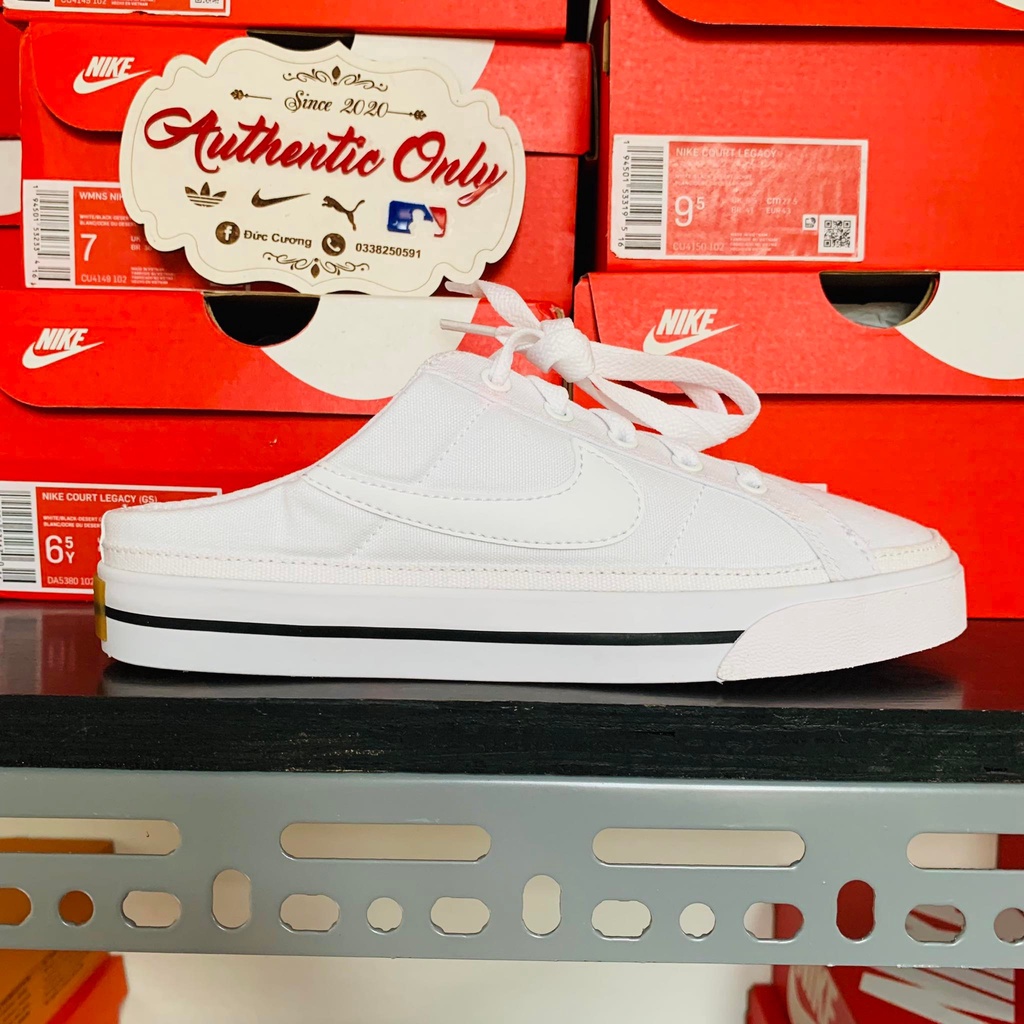 Giày Mule Nike Court Legacy Chính Hãng - DB3970-100, DB3970-001, DV1741-181