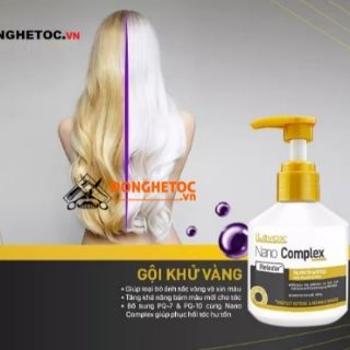Dầu Gội Khử Vàng NANO COMPLEX 200ML