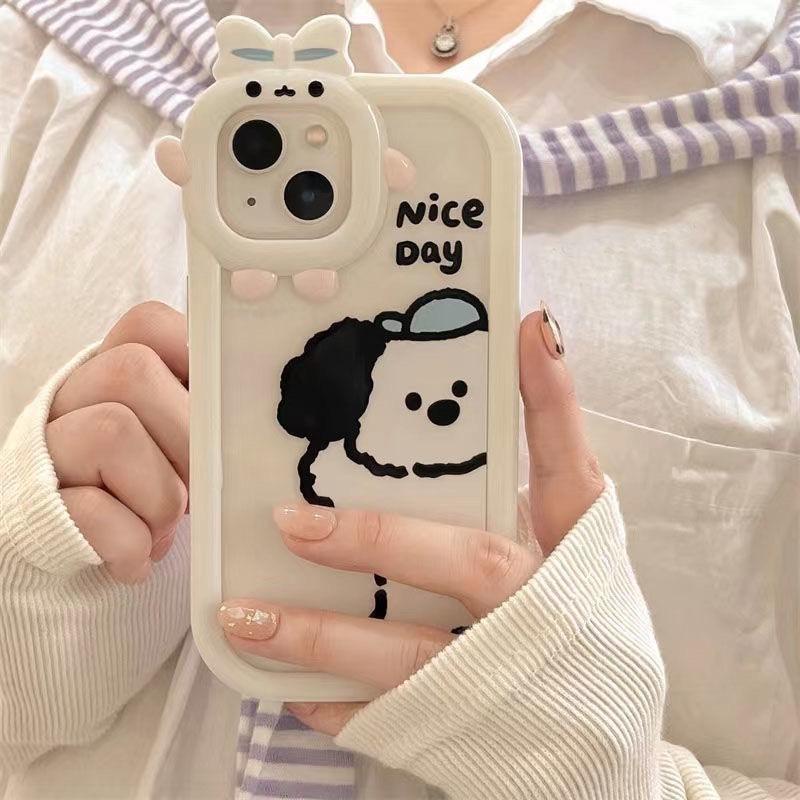 Ốp lưng iphone Nơ Puppy NiceDay 7/8/7plus/8plus/x/xsmax/xr/11/11pro/11promax/12/12promax/13/13pro/13promax/14/14promax