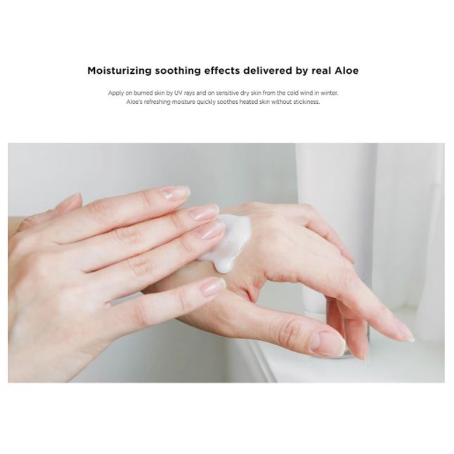 KEM DƯỠNG ẨM LÀM DỊU CHIẾT XUẤT LÔ HỘI AROMATICA SOOTHING ALOE AQUA CREAM 150G