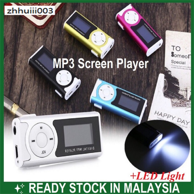 Máy Nghe Nhạc MP3 Màn Hình Lcd Hỗ Trợ Thẻ Nhớ Micro Tf Sd