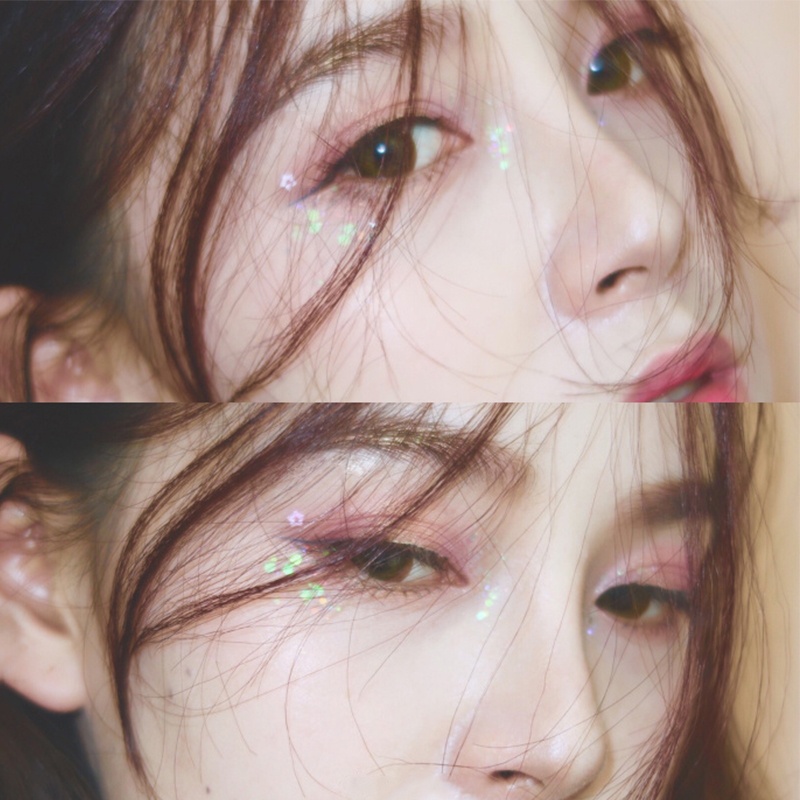 Set 12 miếng dán sequin lấp lánh dùng để trang điểm mắt | BigBuy360 - bigbuy360.vn