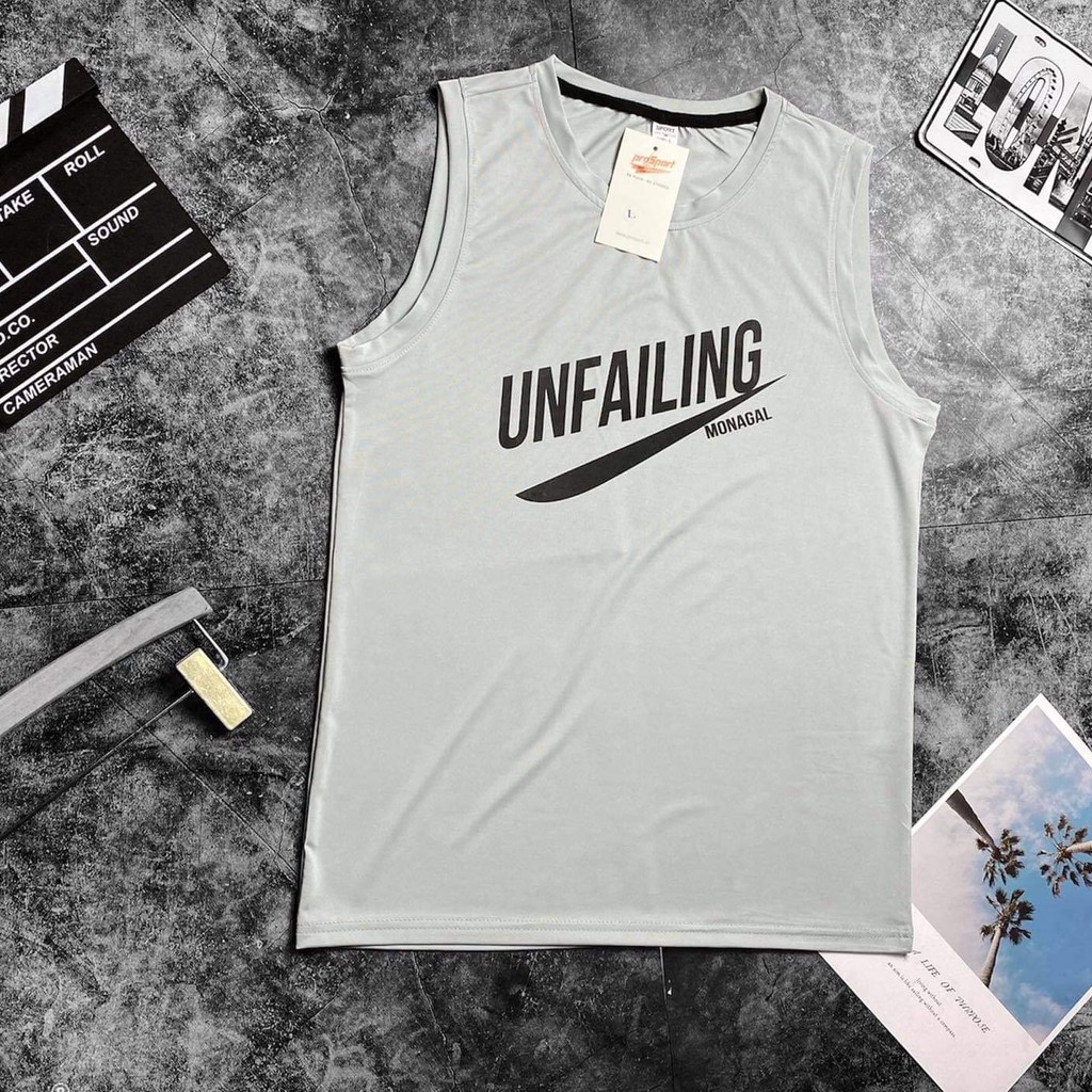 Áo ba lỗ nam,gym thể thao sát nách chất liệu thun lạnh.phong cách năng động trẻ trung và nam tính. | BigBuy360 - bigbuy360.vn