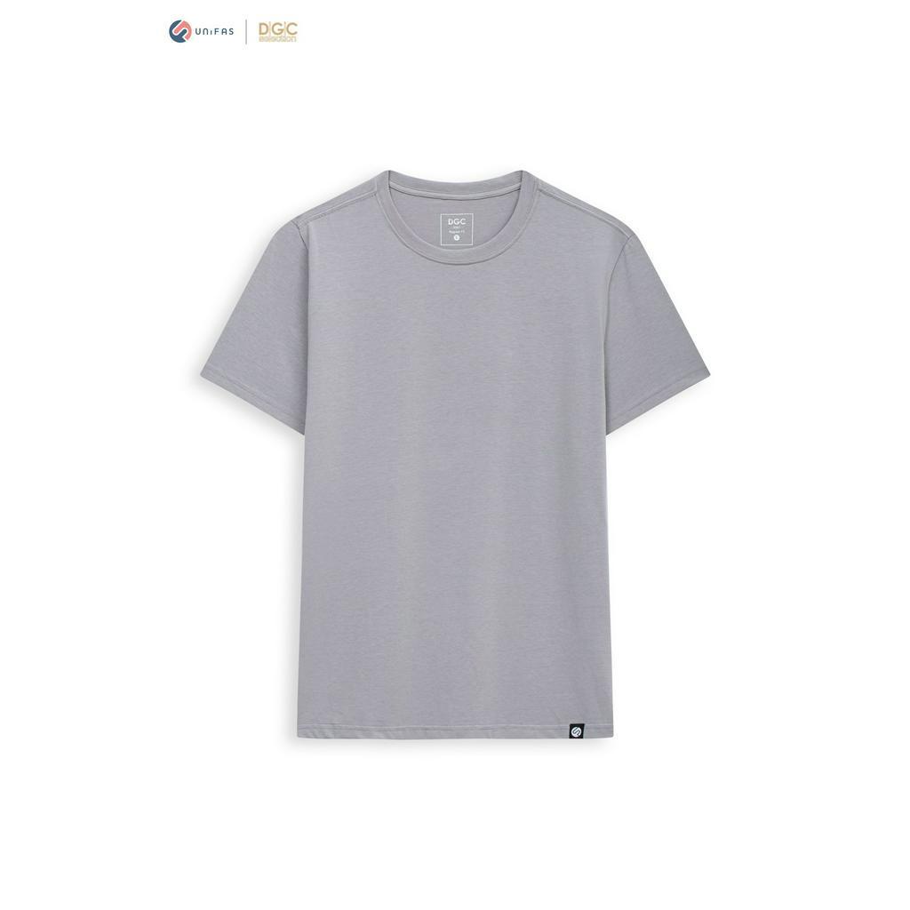 Áo thun ngắn tay DGC - SATBC01M dáng suông, cổ tròn, chất liệu cotton tháng mát, thấm hút tốt