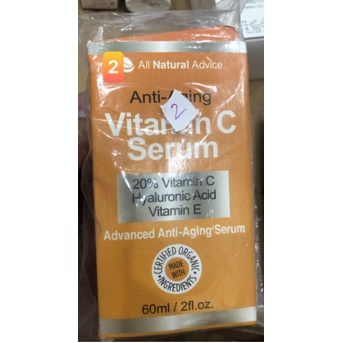 All Natural Advice Organic Skin Care allnaturaladvice Vitamin C Serum Lift Face Moisturizer with Retinol USA