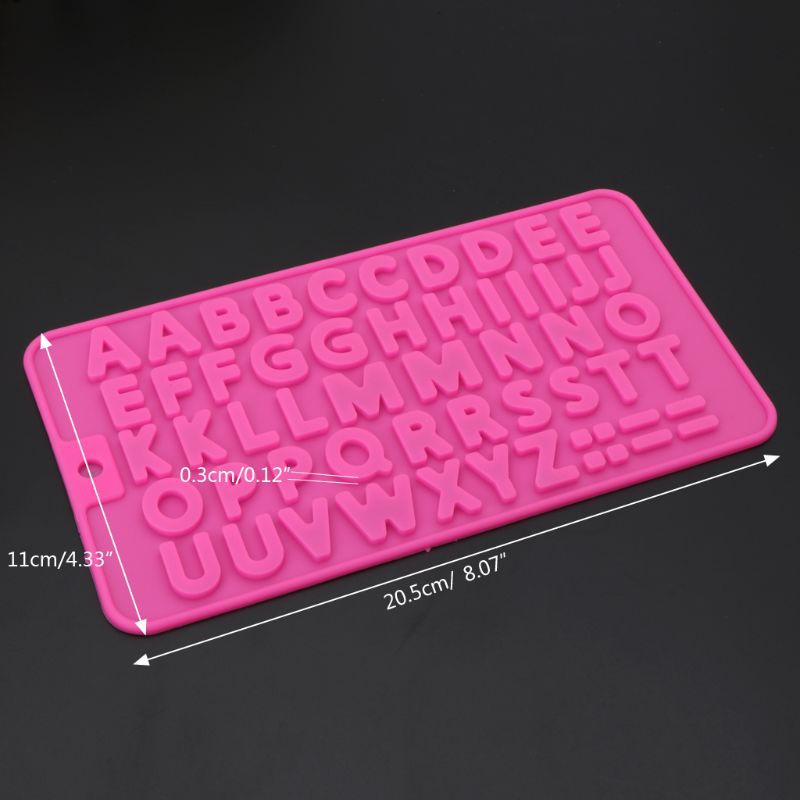 Khuôn Silicone Làm Đá Viên 26 Chữ Cái