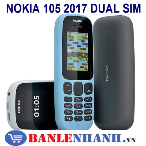 ĐIỆN THOẠI NOKIA 105 2017 DUAL SIM