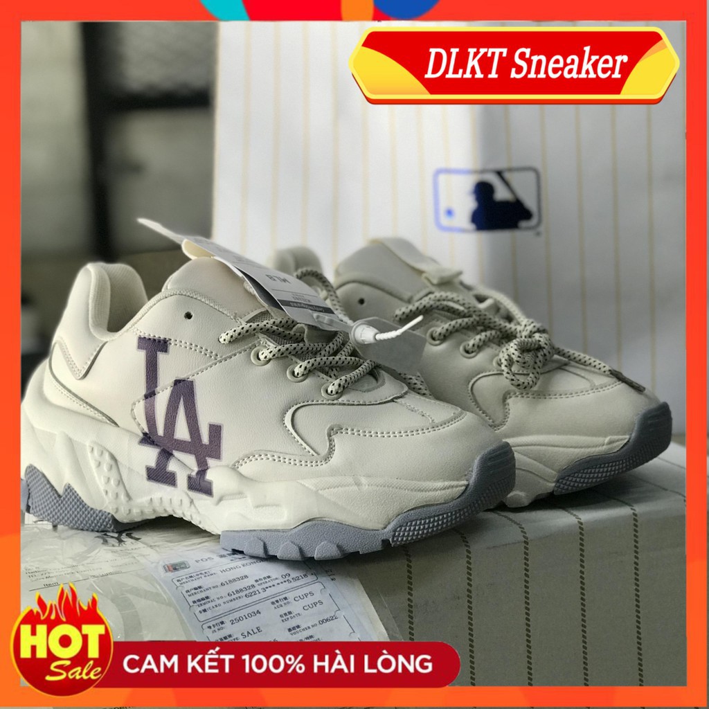 {🆂🅰🅻🅴 🅻Ớ🅽} Giày MLBNY cao cấp full box bill  Freeship  Giày Tăng Chiều Cao Sneaker MLBLA dành cho nam nữ