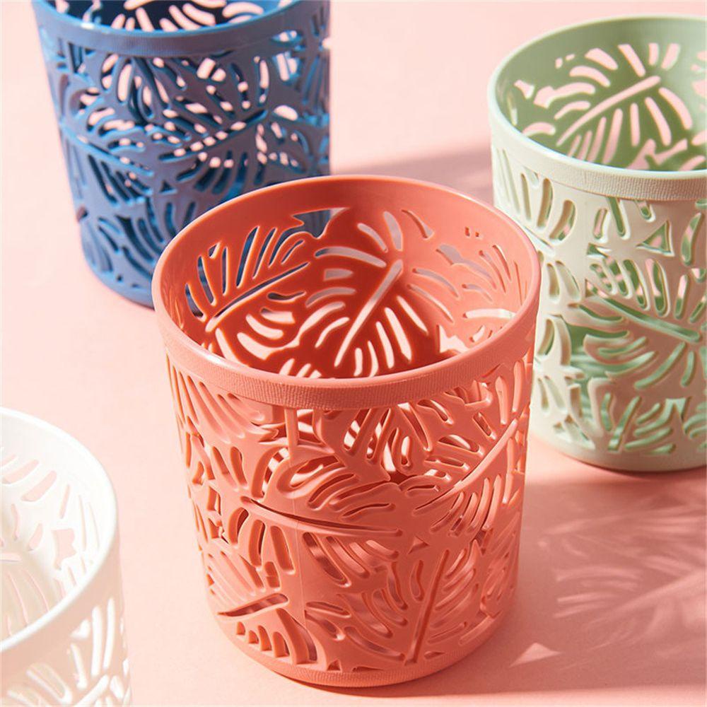 WTTLE Giá Đỡ Bút Bằng Nhựa Họa Tiết Ren Hoa Rỗng