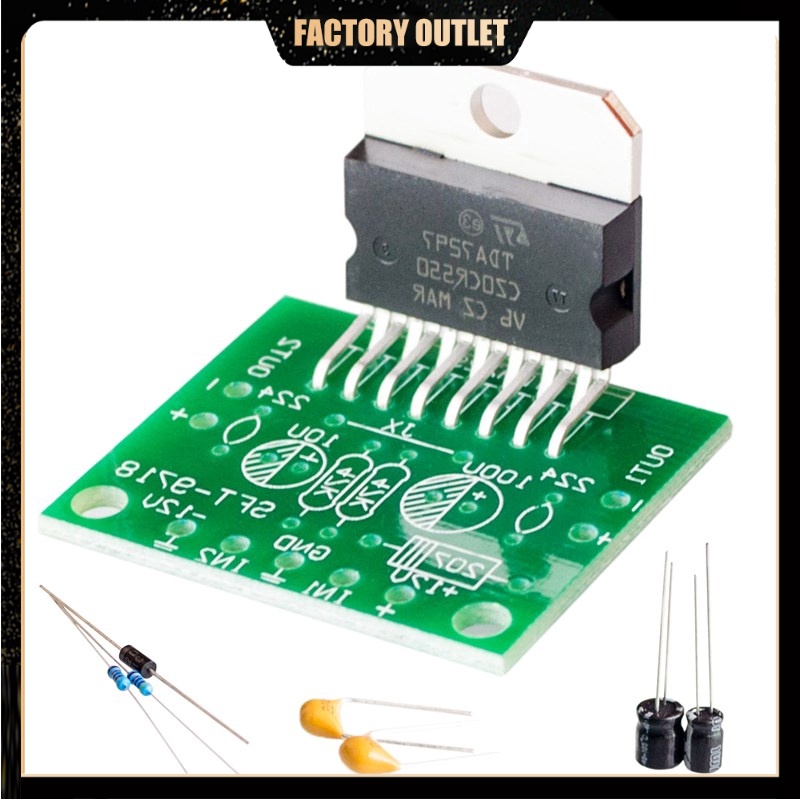 Bảng Mạch Khuếch Đại Âm Thanh DC 12V TDA7297 15W + 15W