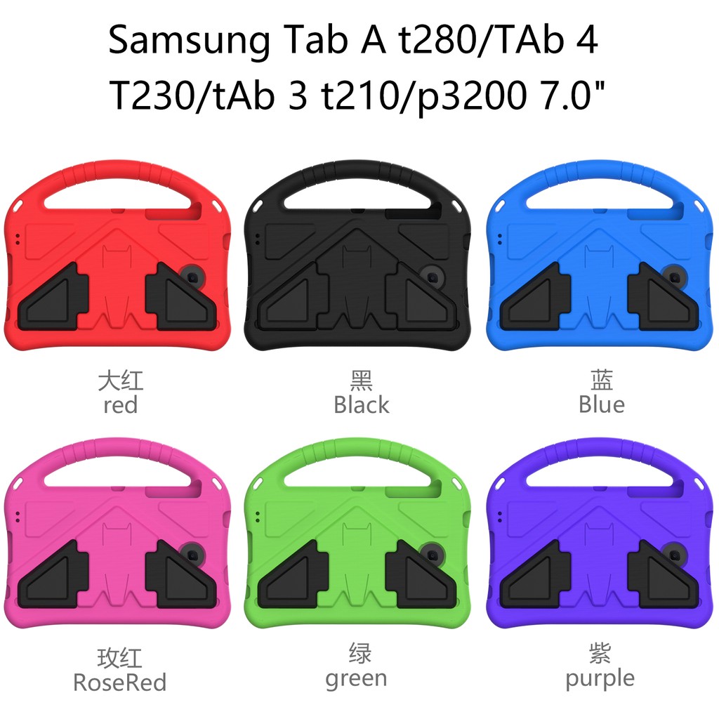 Ốp Lưng Silicone Có Giá Đỡ An Toàn Cho Samsung Galaxy Tab 3 7.0 Gt-P3200 P3210