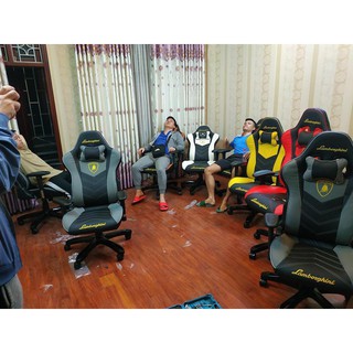 Ghế Gaming Lamborghini Màu Đen