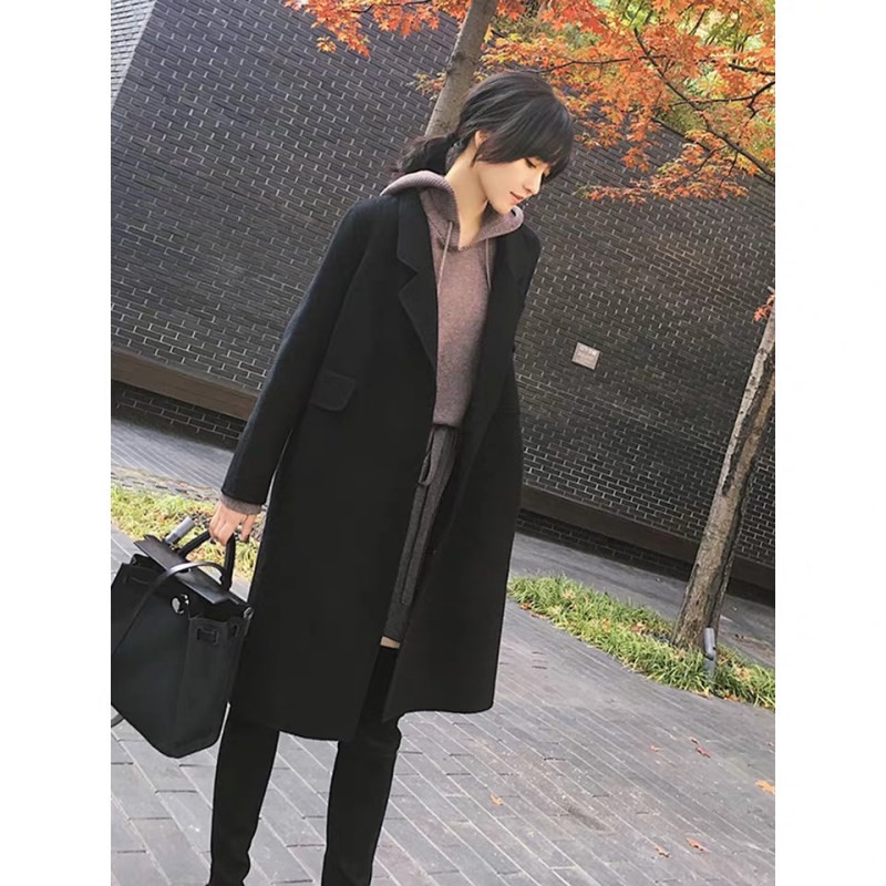 Ảnh thật 5 hình cuối-HC016.Áo khoác dạ cashmere phong cách sành điệu