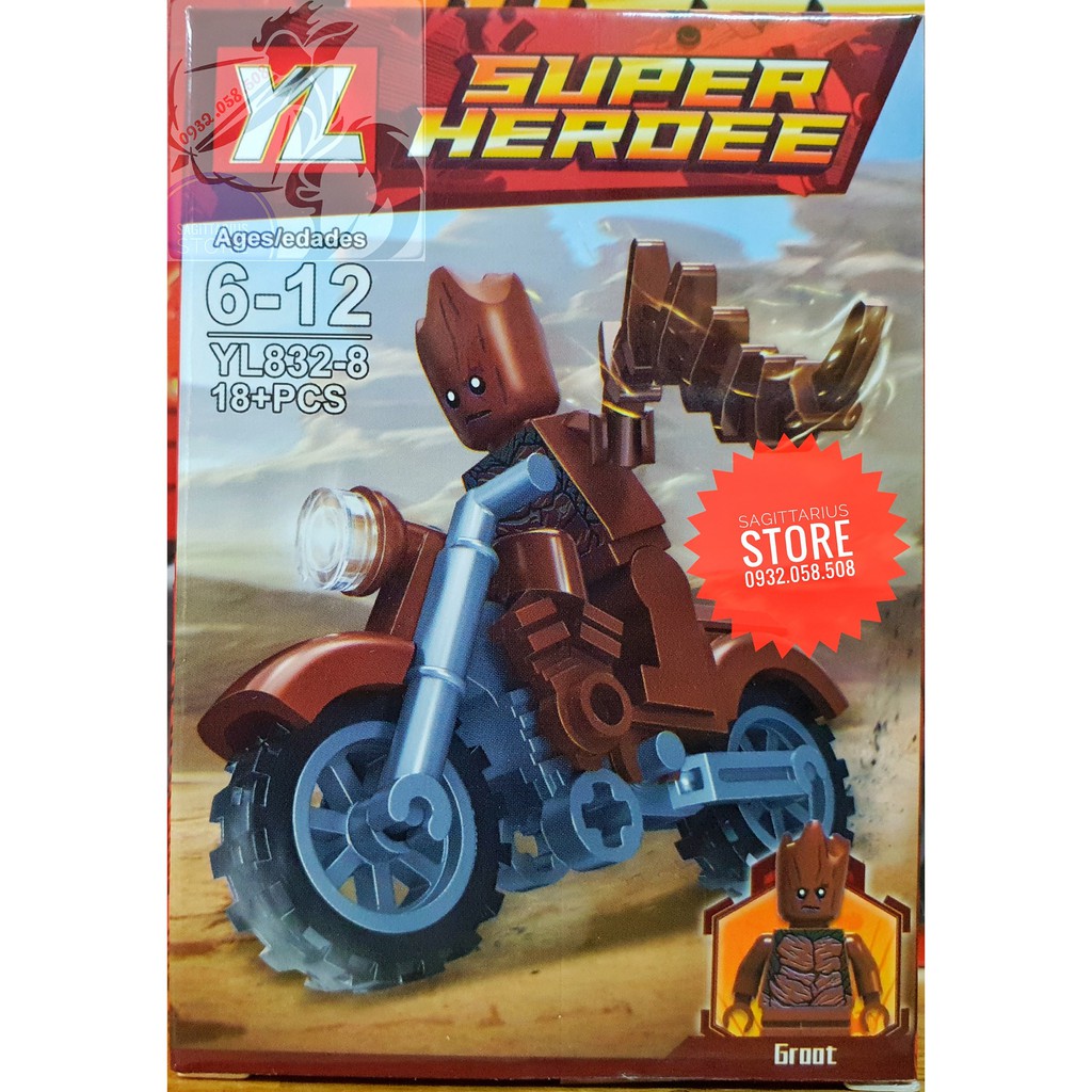 LEGO Minifigures 8 Nhân Vật Avenger 4