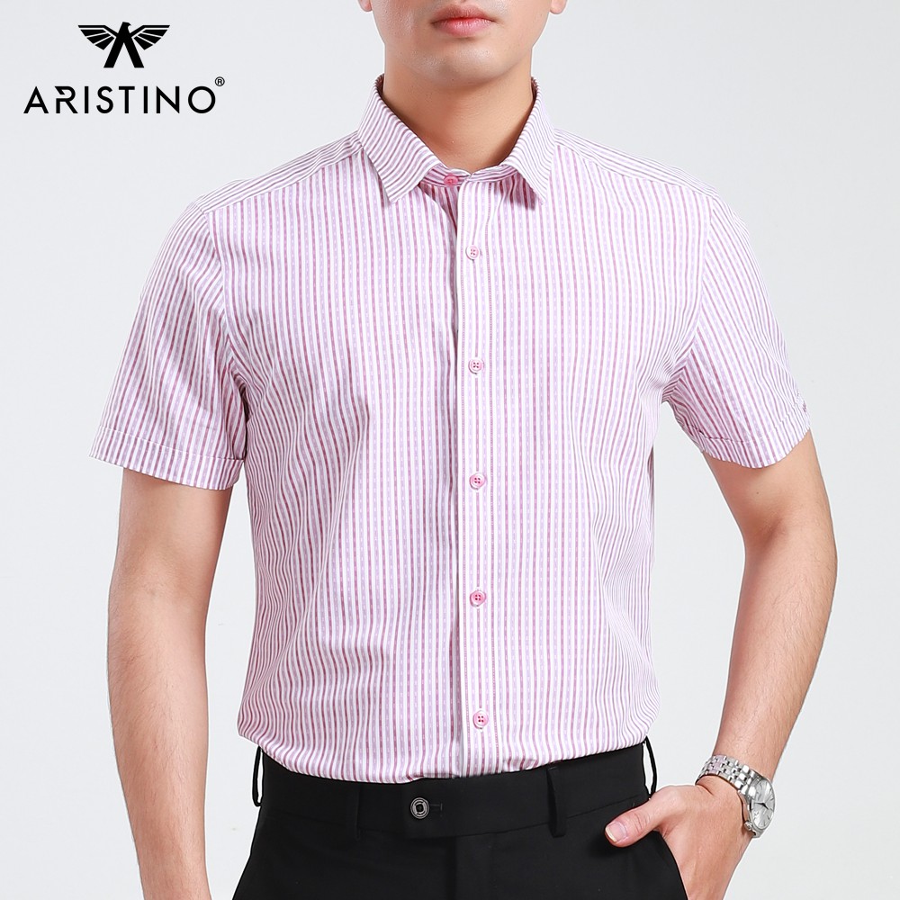 Áo sơ mi nam ngắn tay ARISTINO - ASS145S8 | BigBuy360 - bigbuy360.vn