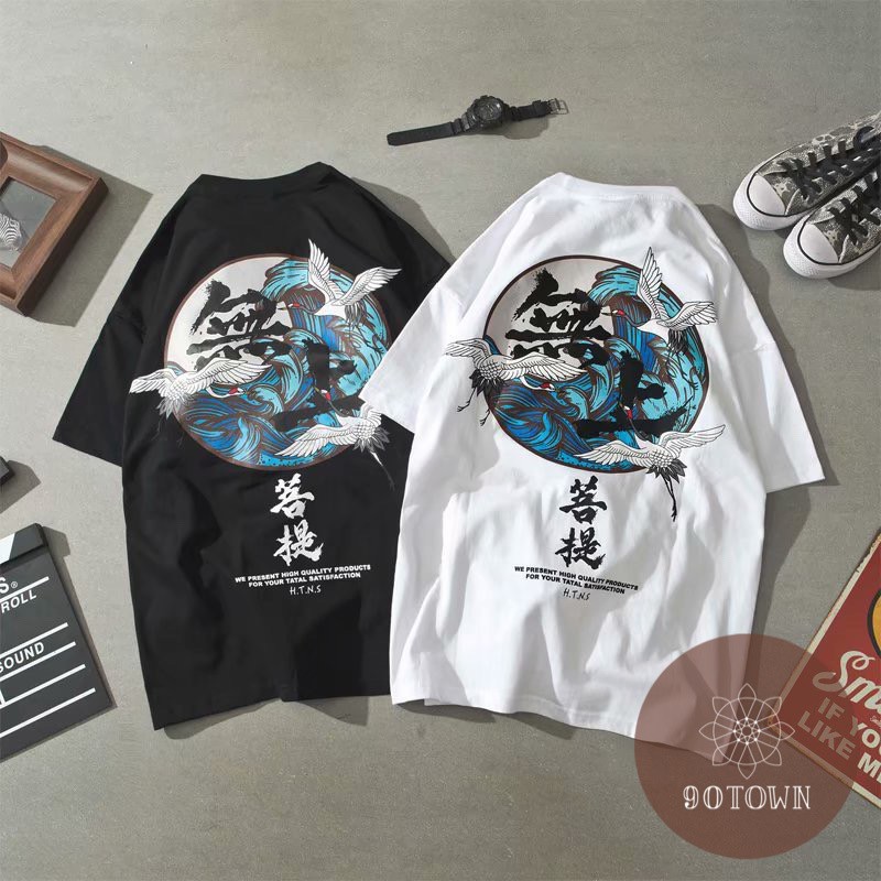 Áo phông nam họa tiết Thủy Hạc siêu đẹp , chất miễn bàn , mẫu mới hè 2021 | BigBuy360 - bigbuy360.vn