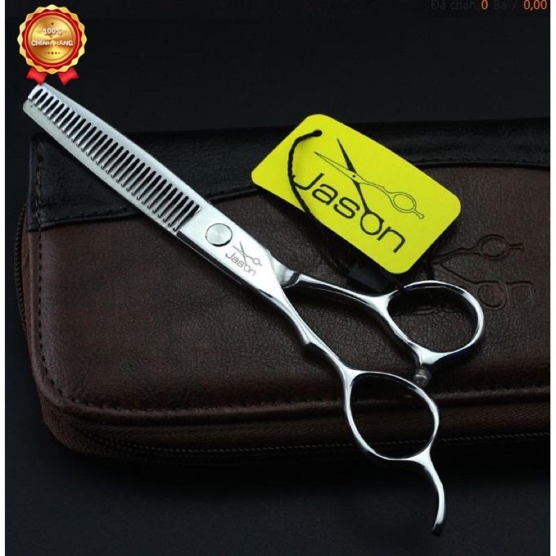 Bộ Kéo cắt tóc tay trái Jason HA- 21 Trắng sắc bén