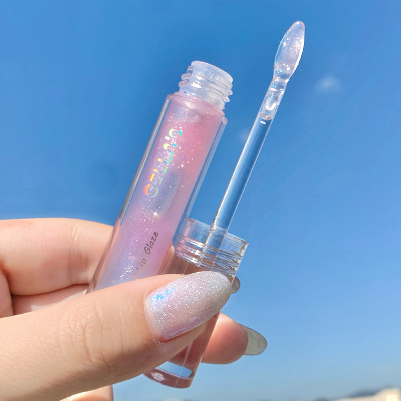 Son Kem Bóng Hiệu Ứng Gương Màu Gradient Không Dễ Phai Trong Suốt 3ml