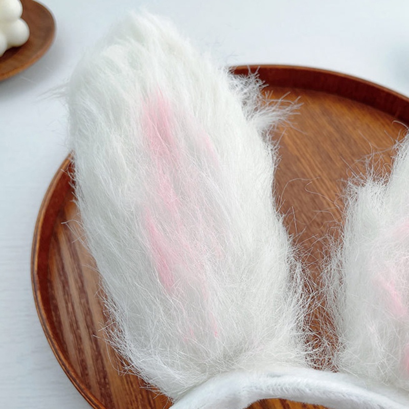 Băng Đô Tai Thỏ Bằng Lông Nhung Dùng Hóa Trang Tiệc Giáng Sinh