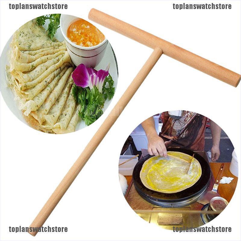 Dụng Cụ Làm Bánh Crepe Hình Tròn Bằng Gỗ Tiện Dụng Cho Nhà Bếp