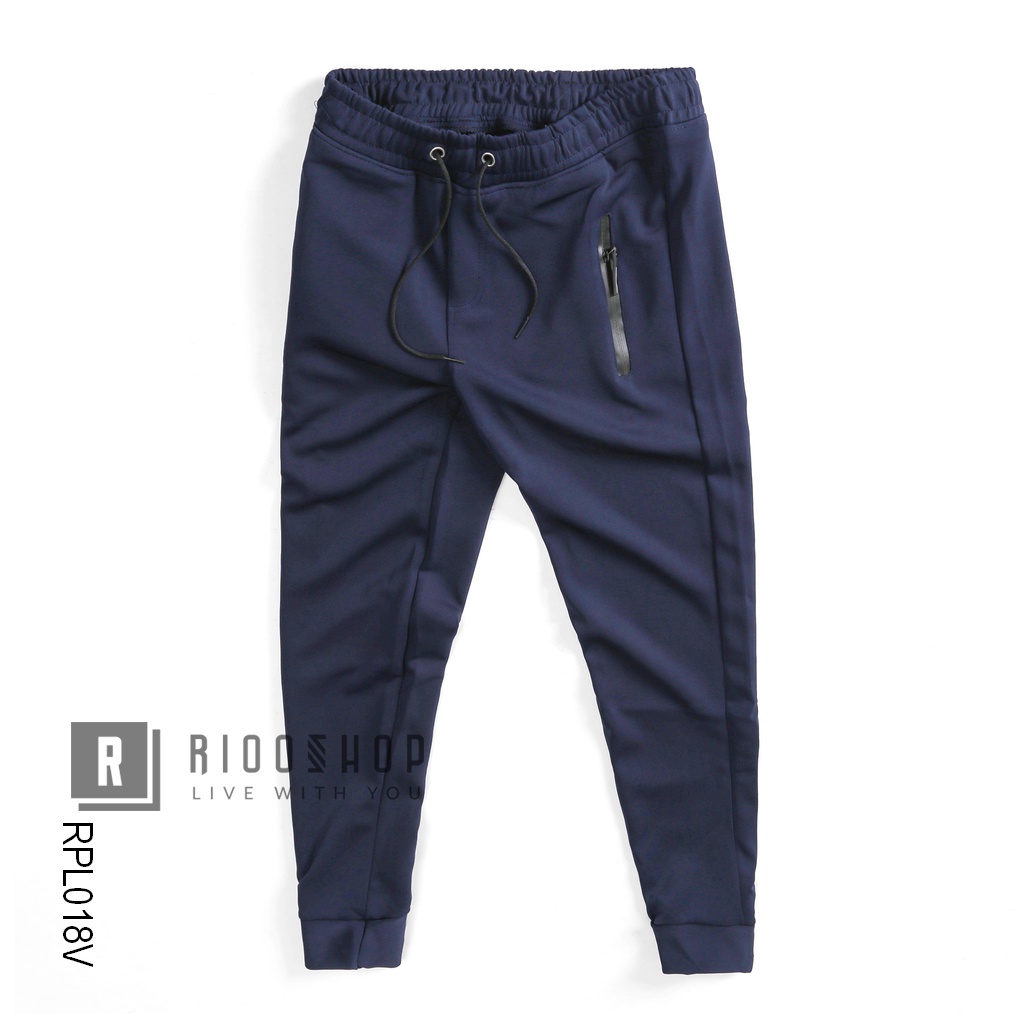 Quần thun nam dài trơn thể thao phong cách jogger cực đẹp RPL018 - quần dài nam Riooshop