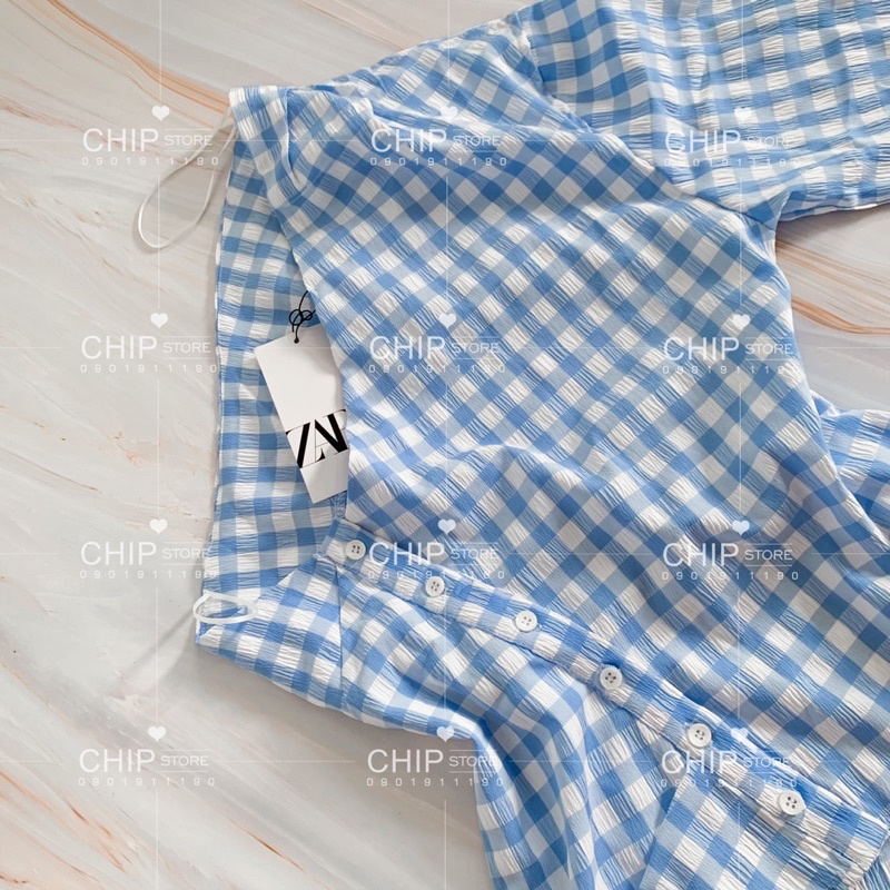 SET ÁO LỆCH VAI - CHÂN VÁY XẺ TÀ ZAR* XUẤT DƯ XỊN