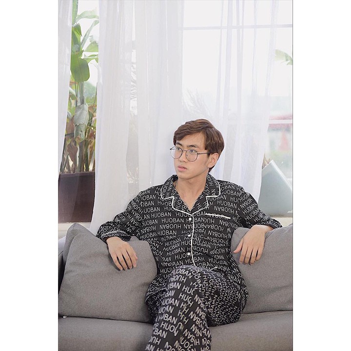 [Ưu Đãi Giảm 10k Khi Mua 2 Bộ] Bộ Quần Áo Dài Tay Mặc Nhà, Bộ Pijama Dài Tay Nam Nữ Chất Lụa