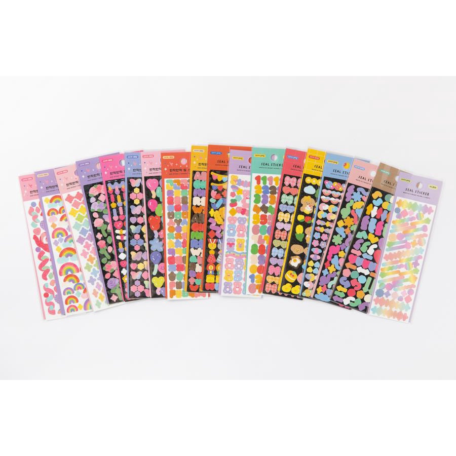 Set 2 Tấm Sticker  ARTBOX Hàn Quốc Hologram Hình Chú Cún Puppy Vàng Dễ Thương