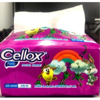 Bịch Giấy Ăn Dạng Rút Cellox 230 Tờ Loại Nhỏ