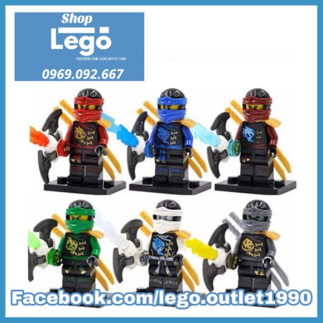 Xếp hình Ninjago Master of Spinzitzu Jane
- Kai
- Lloyd
- Cole
- Jay
- Nya Lego Minifigures Decool 10023 10028