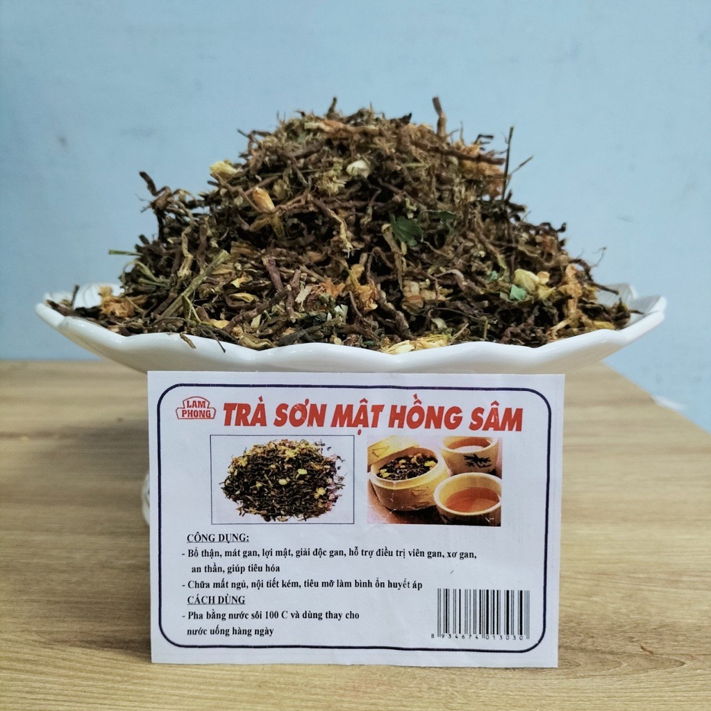 1 Kg Trà Sơn Mật Hồng Sâm Giúp Ngủ Ngon