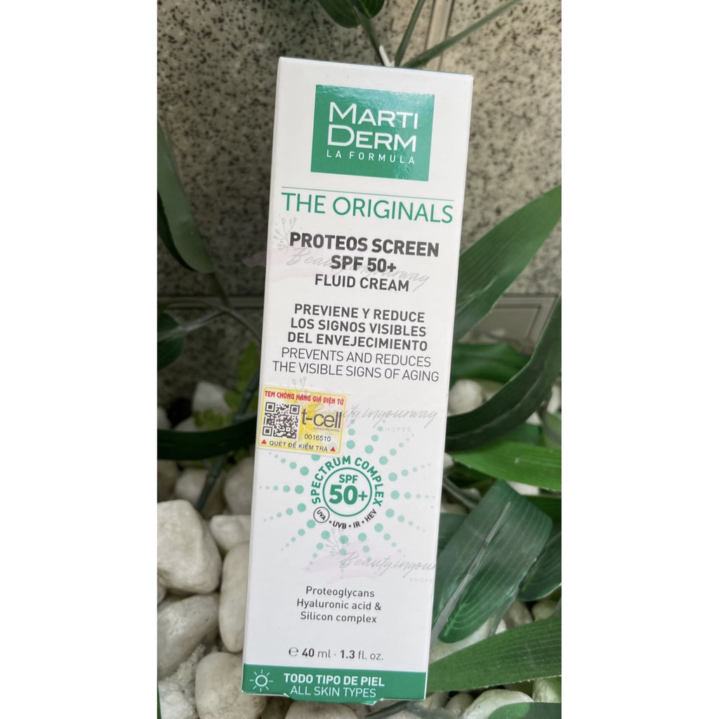 [HÀNG CÔNG TY] Kem chống nắng bảo vệ da toàn diện MartiDerm The OriginalsProteos Screen SPF50+ FluidCream | BigBuy360 - bigbuy360.vn